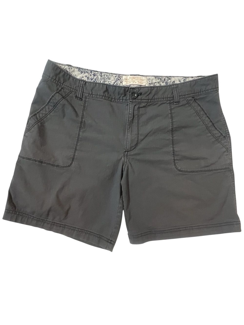 Women's Gray Casual Utility Shorts